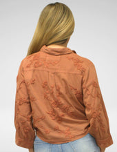 Alanis Summer Fig Embroidered Blouse