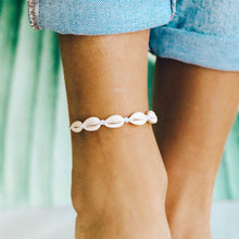 Knotted Cowrie Shell Anklet