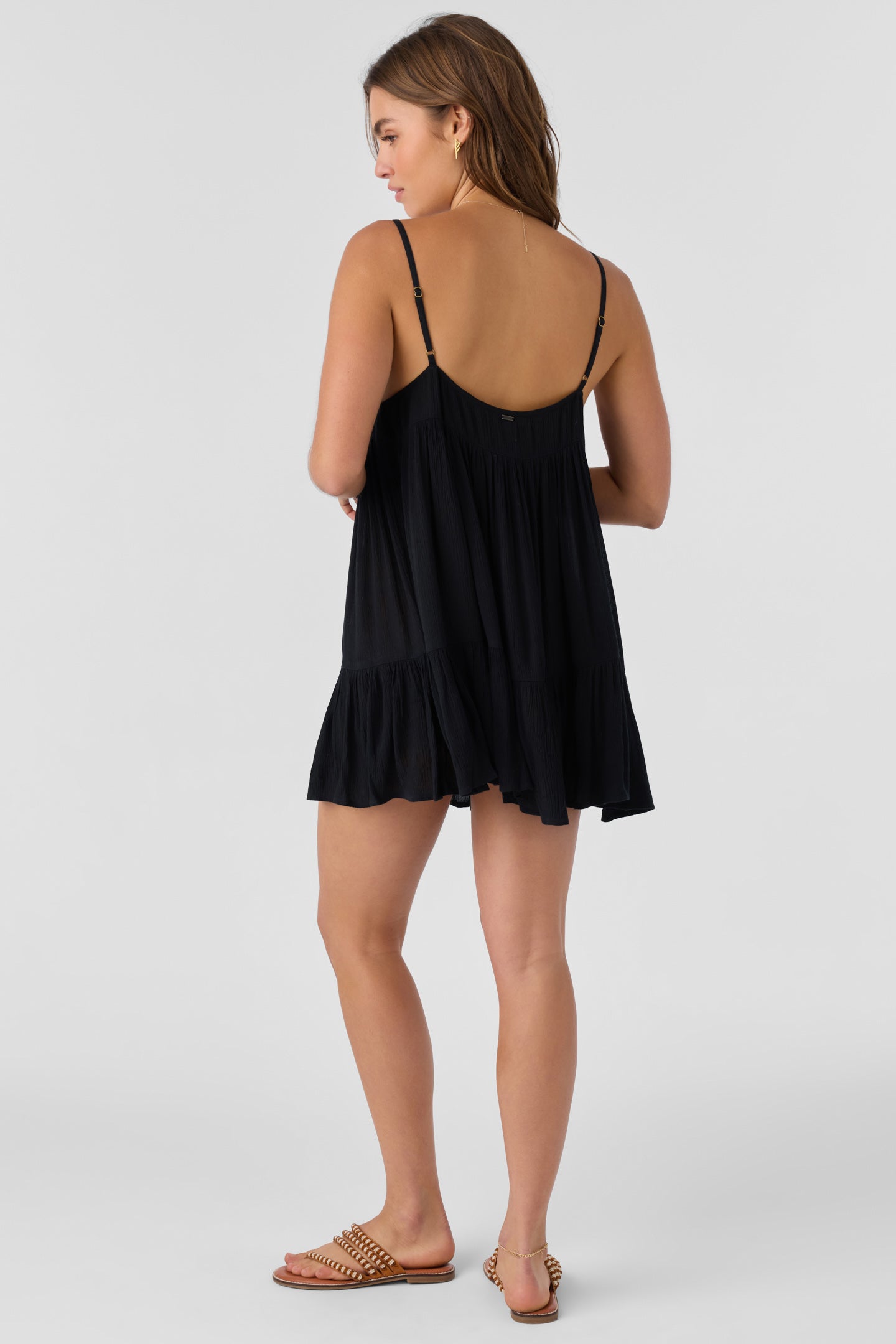 Saltwater Solids Black Rilee Cover-Up