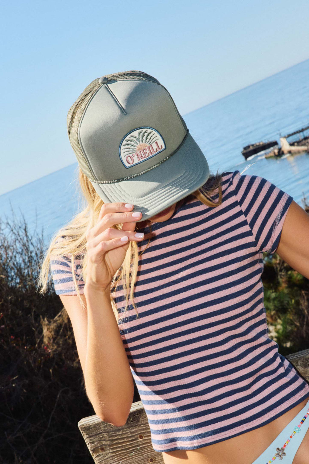 Arlie Patch Sea Spray Trucker Hat