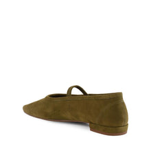 Sweetheart Olive Suede Ballet Flat