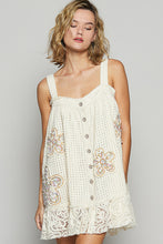 Crochet Flower Patch Dress