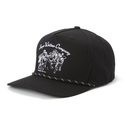 Los Rios Black Snapback