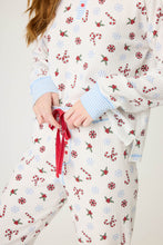 Candy Cane Thermal Ski Jammie Set