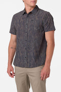 TRVLR Camo Perforated Button-Up Shirt