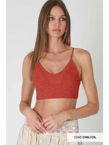 Lace Embroidered Bralette