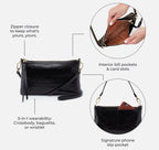 Darcy Black / Tan Crossbody Bag