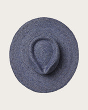 Logan Smoky Blue Straw Fedora