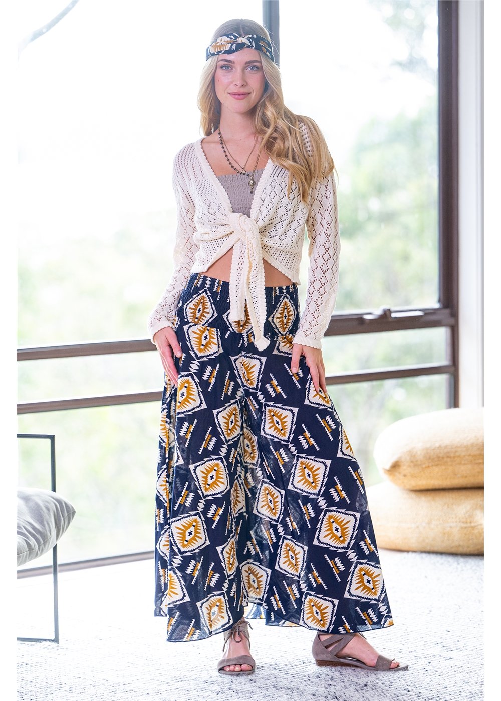 Shanee Knit Tie Top
