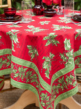 Holly Song Red Tablecloth