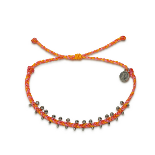 Laguna Orange Mix Mini Braid Bracelet