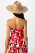 Fiji Flowers Red Dress