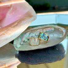 Cambria White Abalone Ring