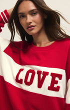 Oversized Love Crew Sweatshirt