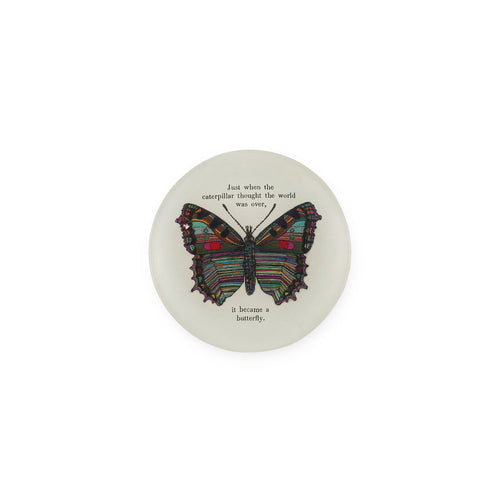 Mini Butterfly Decoupage Plate
