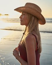 Wynona Packable Raffia Cowboy Hat