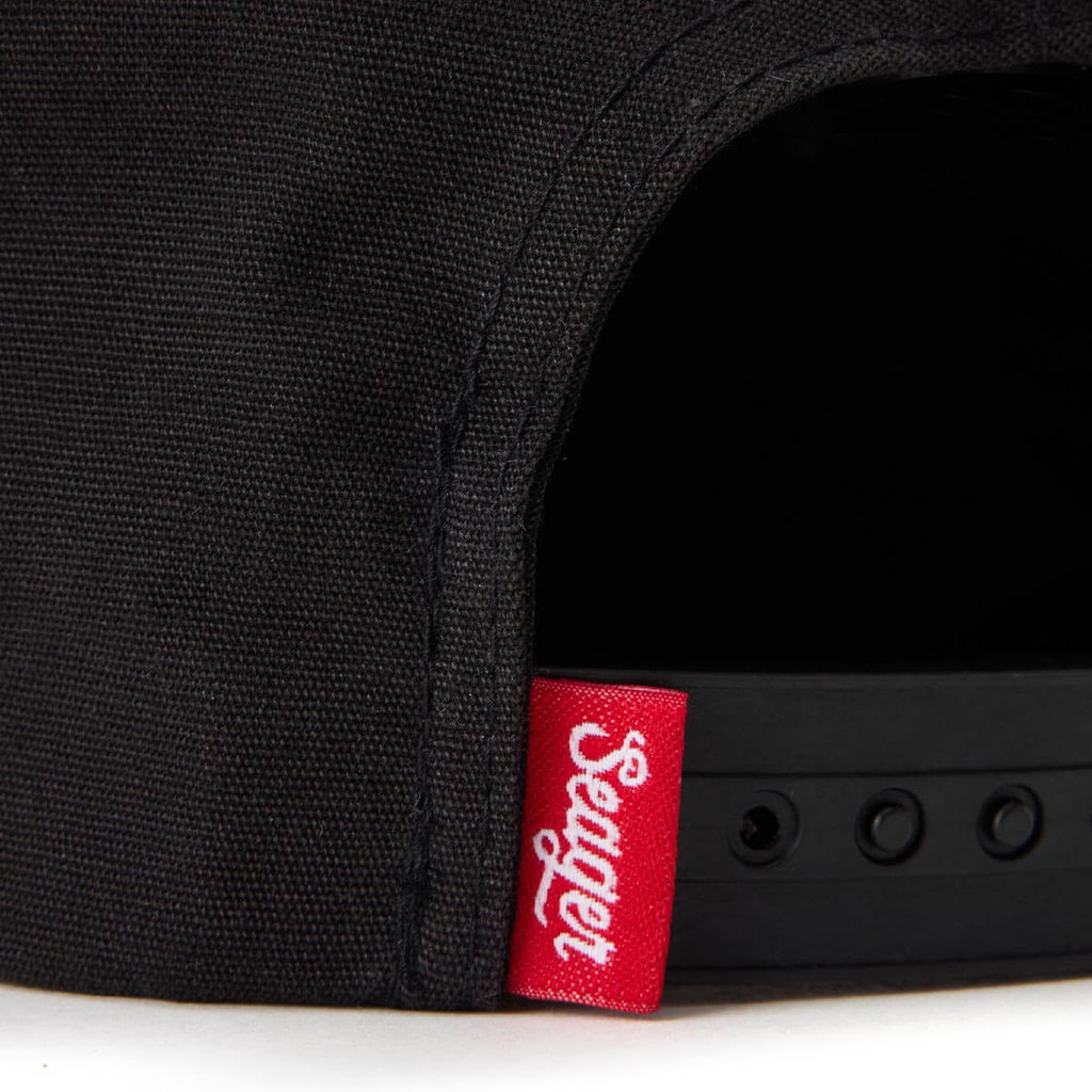 Rodeo Series Black Snapback