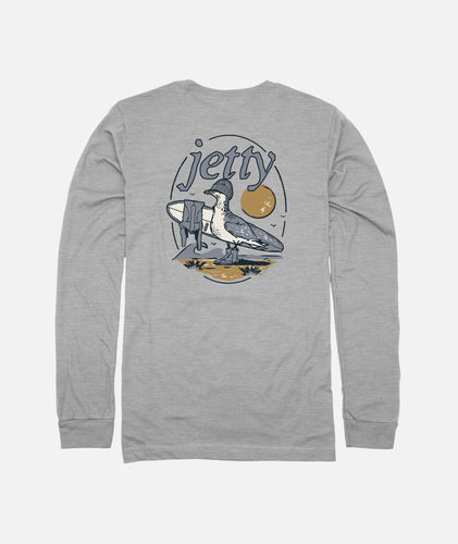 Gull Athletic Grey Long-Sleeve Tee