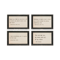 Framed Quote Print