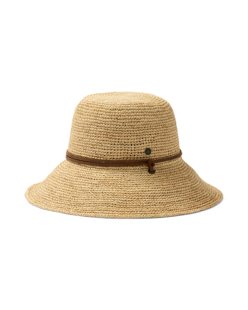 Bondi Packable Raffia Bucket Hat