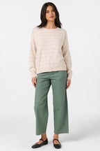 Kari Twill Knit Stripe Sweater