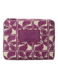 Lattice Sandstone / Plum SMALL Pouch