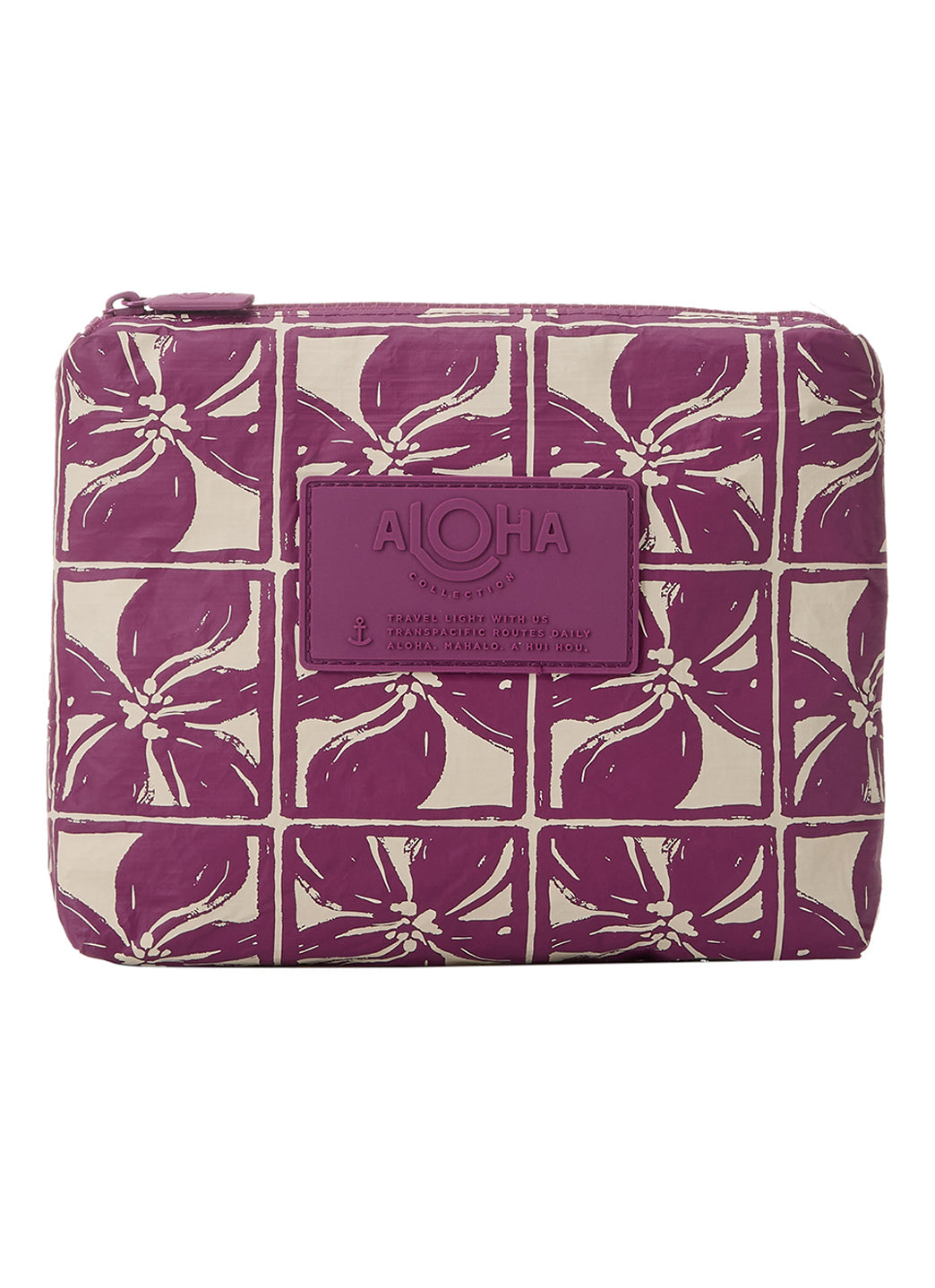 Lattice Sandstone / Plum SMALL Pouch