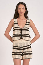 Taja Stripe Crochet Top
