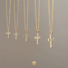 Luminous Cross CZ Pendant Necklace