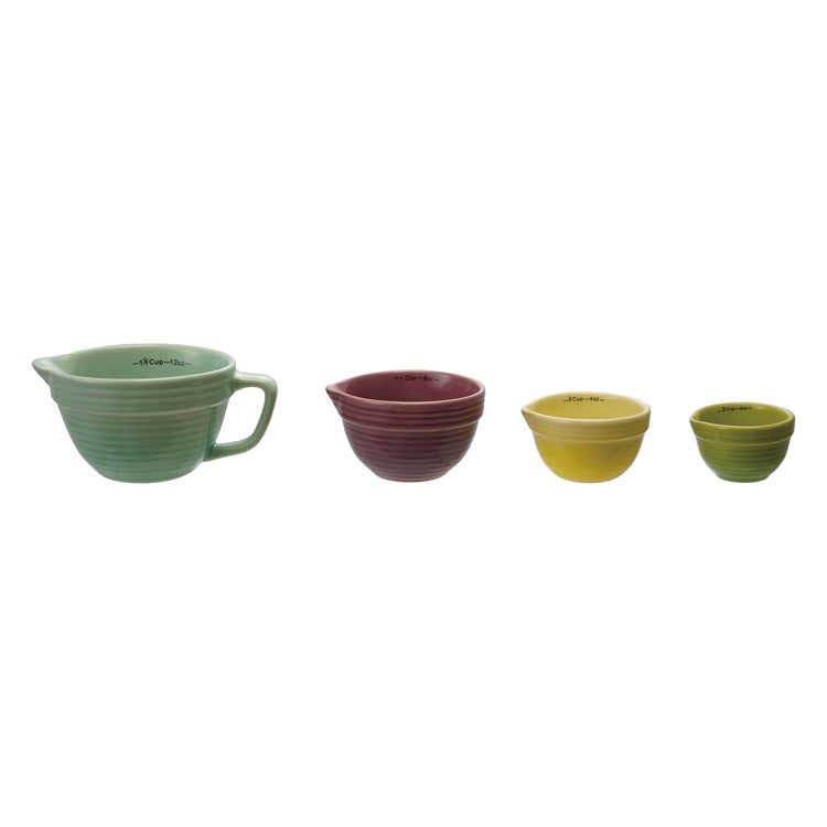 Batter Bowl Ceramic Measuring Cups