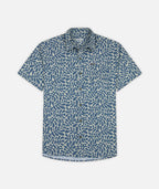 Garwood Blue Woven Button-Up