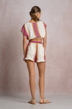 Cara Stripe Short