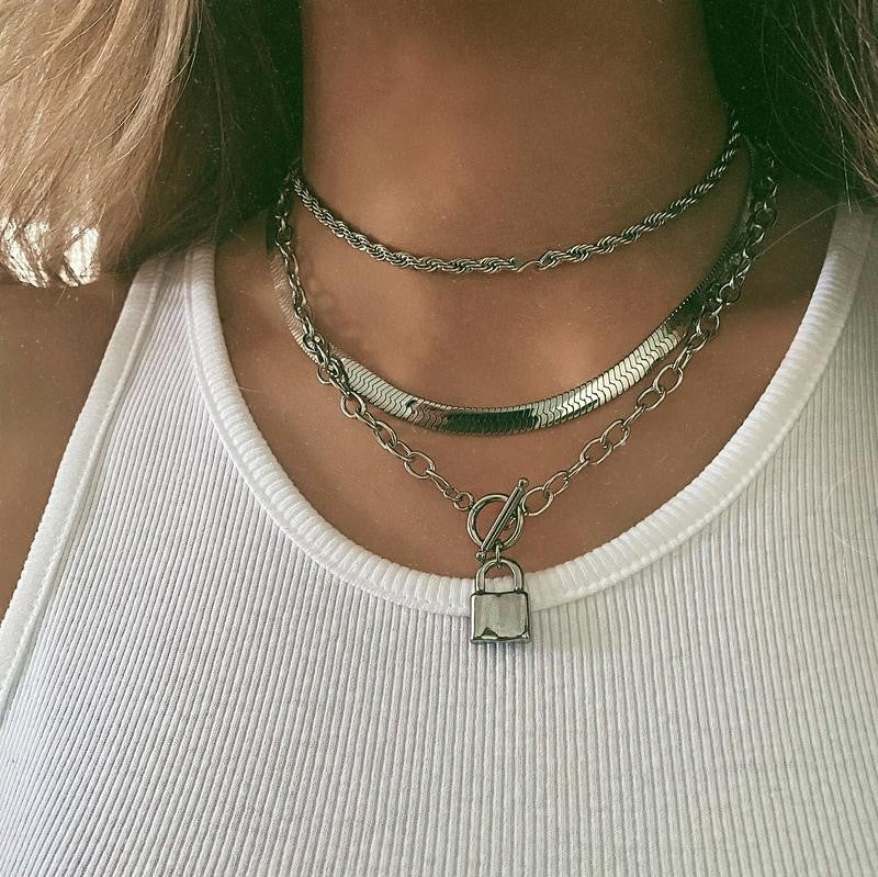 Slick Snake Chain Necklace