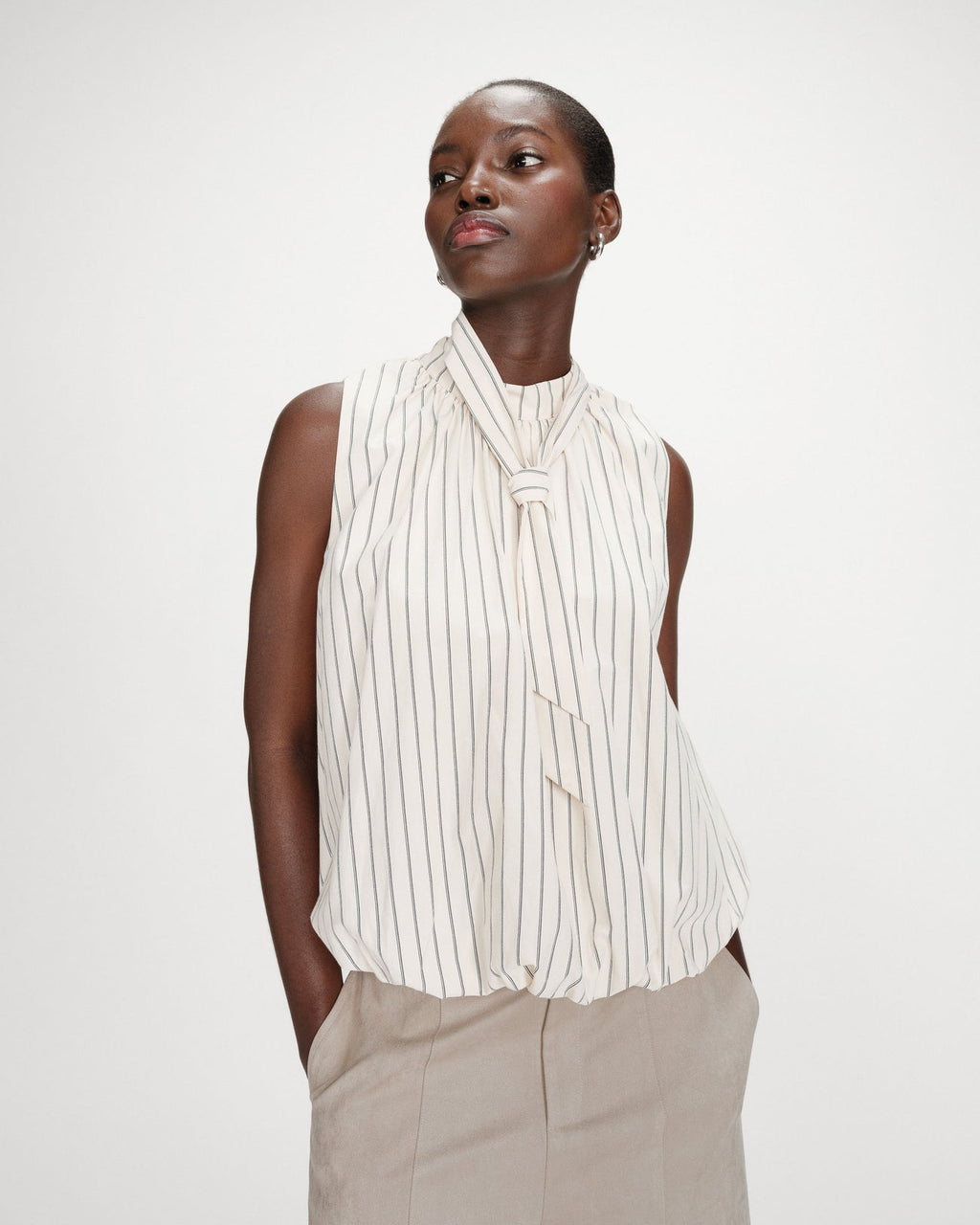 Vanya Stripe Blouse