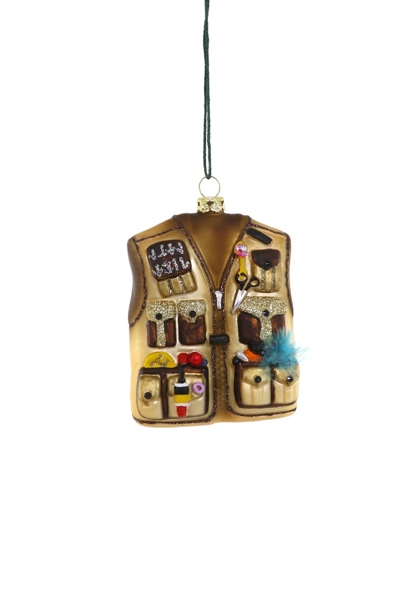 Fly Fishermans Vest Ornament