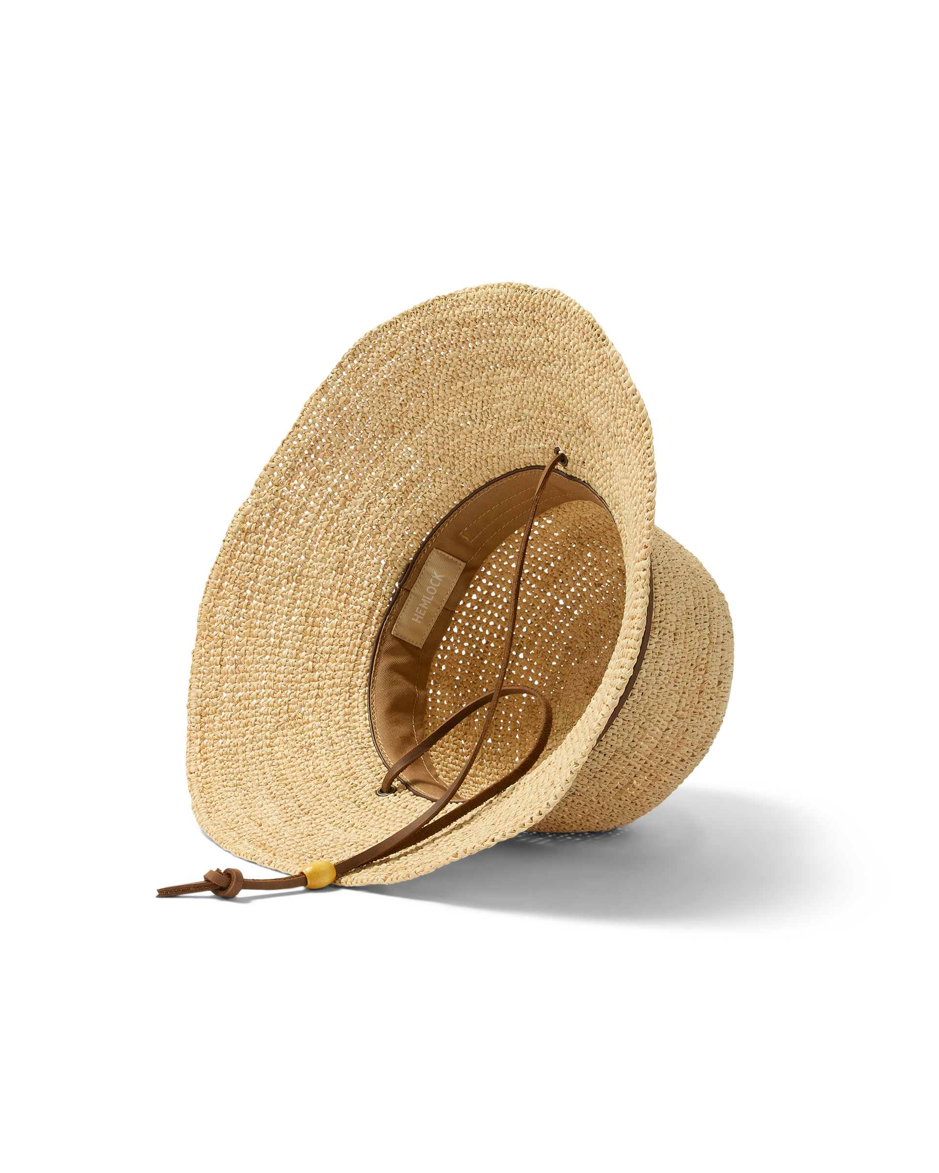 Bondi Packable Raffia Bucket Hat
