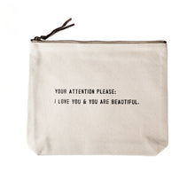 Cinderella Canvas Zip Pouch