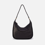Mia Black Crescent Large Hobo Bag