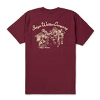 Los Rios Burgundy Tee