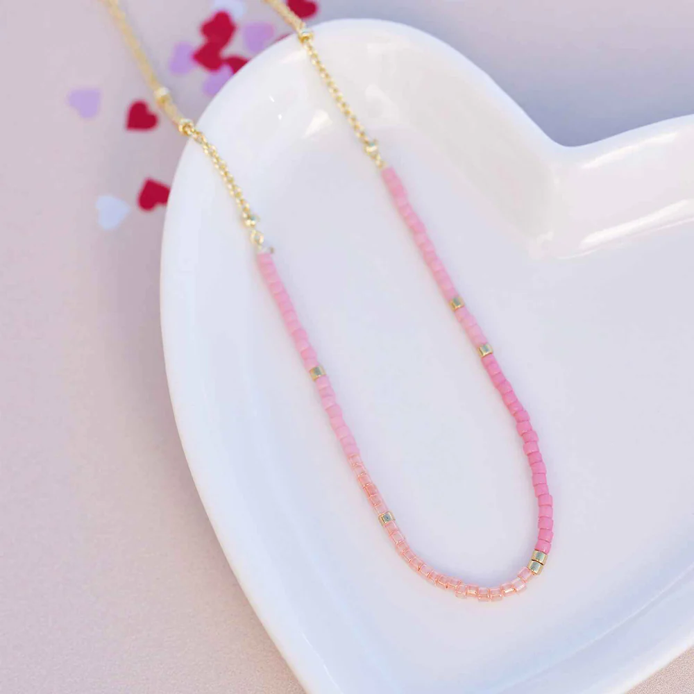 True Love Seed Bead Choker