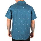Jasper Vintage Blue Button-Up Shirt