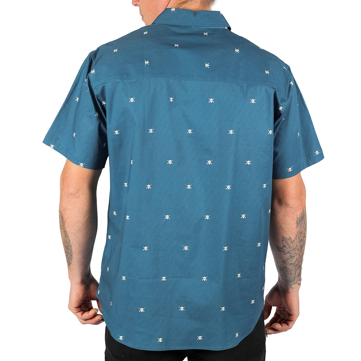 Jasper Vintage Blue Button-Up Shirt
