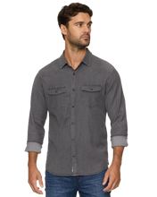 Sacramento Chambray Western Button-Up