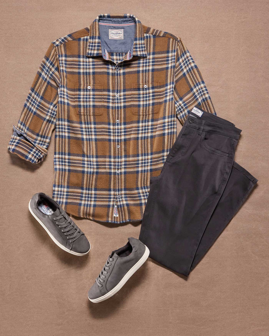 Seabrook Vintage Wash Flannel Button-Up