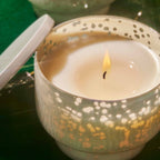 Volcano Mercury Etched Inverted Candle
