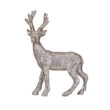 Silver Glitter Deer