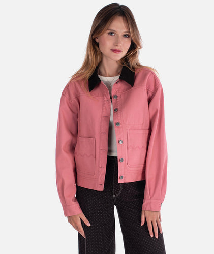Kai Dusty Rose Utility Coat