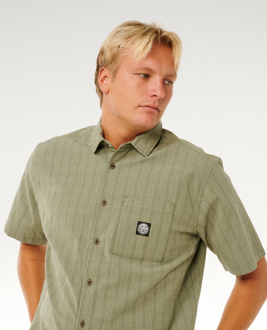 Premium Surf Check Button-Up