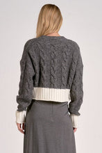 Carrie Cable Crop Cardigan
