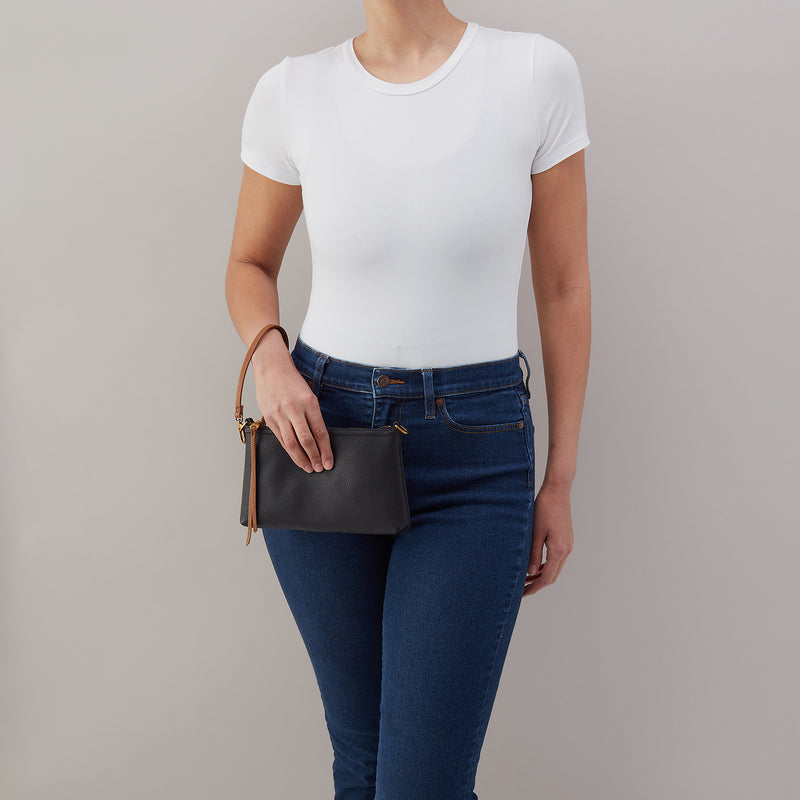 Darcy Black / Tan Crossbody Bag